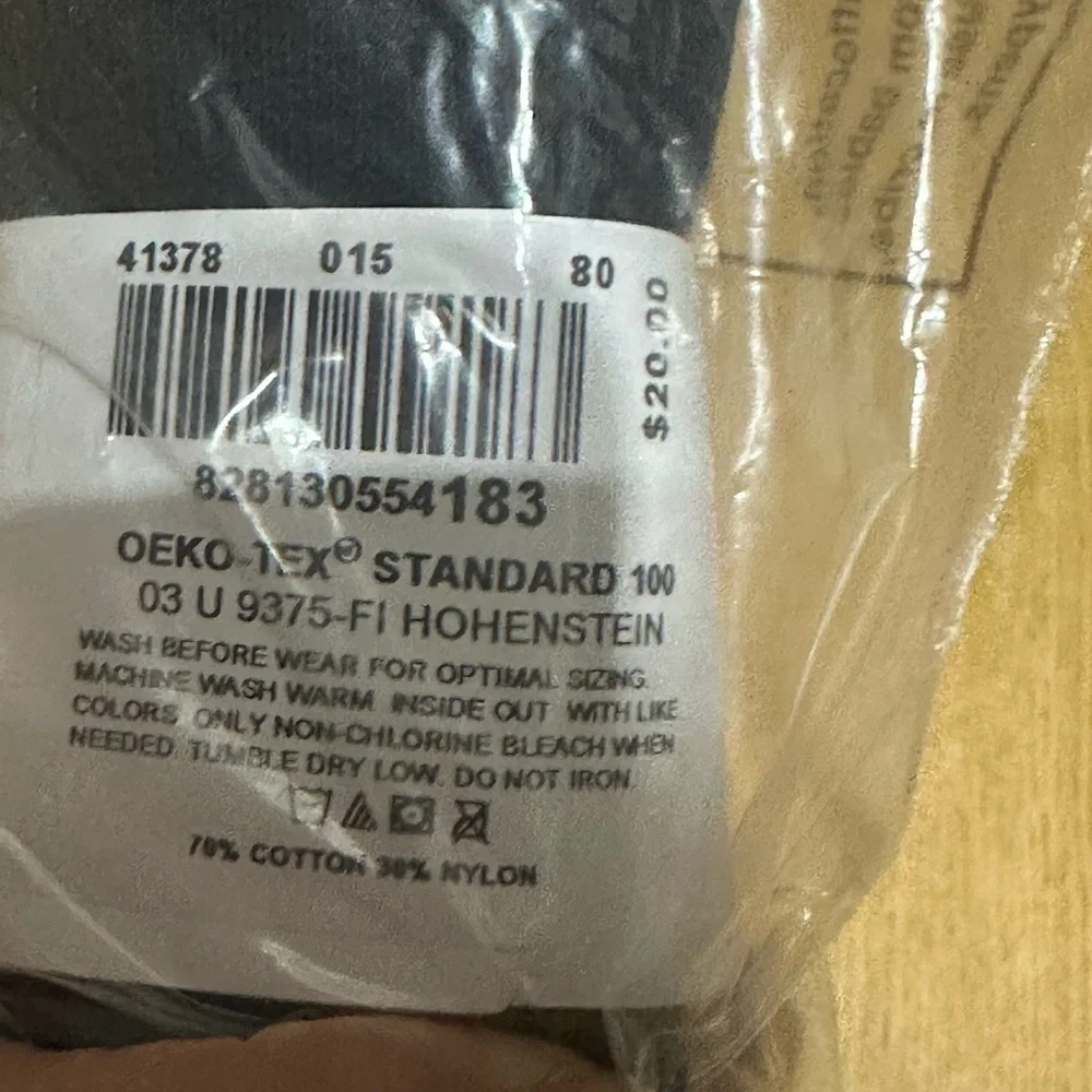 Hanna Andersson footed tights 18-24 months black brand new anderson